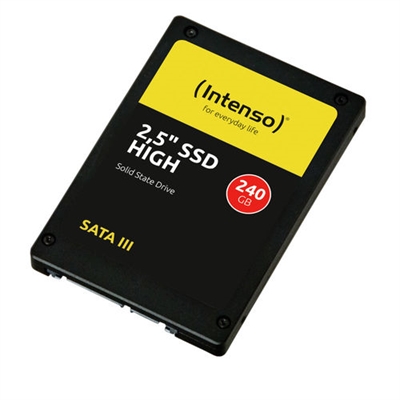 Intenso 3813440 Marca IntensoModelo 383440Tipo - Disco Duro Sólido (Ssd)Capacidad - 240GbConexión - Sata - 600Tamaño - 2.5PulgadasOtras Características 	Velocidad De Transferencia De Datos - Lectura: 520 Mb - S - Escritura: 480 Mb - SCaracterísticas - Trim - Dimensiónes (Lxaxp): 70 X 7 X 00 Mm - Peso: 83 Gramos