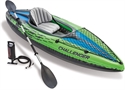 Intex 68305NP - ¡Consigue Este Magnífico Kayak Hinchable Challenger K1! ¡La Forma Más Divertida De Disfrut