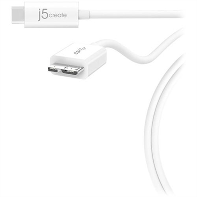 J5-Create JUCX06 j5create JUCX06. Longitud de cable: 0,9 m, Conector 1: USB C, Conector 2: USB A, Versión USB: 3.2 Gen 1 (3.1 Gen 1), Rango máximo de transferencia de datos: 10000 Mbit/s, Color del producto: Blanco