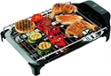 Jata BQ101 - BARBACOA ELÃ‰CTRICA JATA HOGAR BQ101 2400W 42X26X7CM PARRILA 2 ALTURAS ACERO INOX.