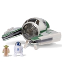 Jazwares 62610008 - La Nave De Yoda Lista Para La Búsqueda De Los Sith. El Valiente Maestro Yedi Buscará A Los