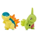 Jazwares JAZPKW0140 - 2 Figuras Articuladas De Pvc - Tamaño Aprox. 5CmContenido: - 1X Cyndaquil - 1X Larvitar