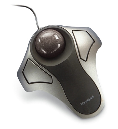 Kensington 64327EU Kensington Orbit Optical Trackball - Bola de seguimiento - diestro y zurdo - óptico - 2 botones - cableado - USB - plata