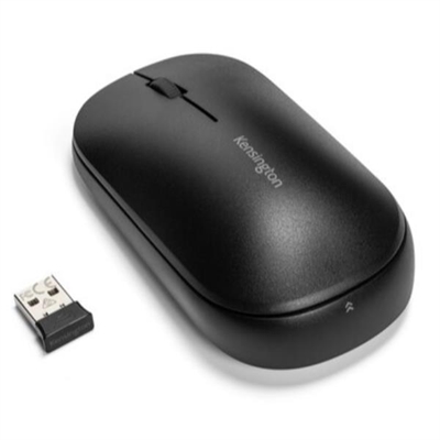 Kensington K75298WW Kensington SureTrack Dual Wireless Mouse - Ratón - óptico - 4 botones - inalámbrico - 2.4 GHz, Bluetooth 3.0, Bluetooth 5.0 LE - receptor inalámbrico USB - negro