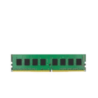 Kingston KVR32N22D8/32 CARACTERÍSTICASMemoria interna: 32 GBDiseño de memoria (módulos x tamaño): 1 x 32 GBTipo de memoria interna: DDR4Velocidad de memoria del reloj: 3200 MHzComponente para: PC/servidorForma de factor de memoria: 288-pin DIMMECC: NoLatencia CAS: 22Clasificación de memoria: 2Voltaje de memoria: 1.2 VTiempo de ciclo de fila: 45,75 nsTiempo de actualización de ciclo de fila: 350 nsTiempo activo en fila: 32 nsProgramador de potencia de voltaje (VPP): 2,5 VPlaca de plomo: OroEstándar JEDEC: SiCONDICIONES AMBIENTALESIntervalo de temperatura operativa: 0 - 85 °CIntervalo de temperatura de almacenaje: -55 - 100 °C''Certificados de sostenibilidad: RoHSNo contiene: HalógenoPESO Y DIMENSIONESAncho: 133,3 mmAltura: 31,2 mmOTRAS CARACTERÍSTICASPaís de origen: TaiwánCódigo de Sistema de Armomización (SA): 84733020