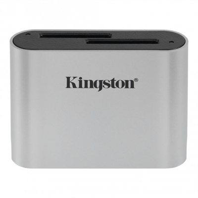 Kingston WFS-SD Usb3.2 Sdhc/Sdxc Card Reader - Tipología: Externo; Color Primario: Gris; Interfaz: Usb 3.0 Tipo C; Sim Card: No; Smart Card: No; Compact Flash I: No; Memory Stick: No