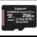 Kingston SDCS2/256GBSP - Excelente rendimiento, velocidad y durabilidad.Las tarjetas microSD Canvas Select Plus de 