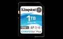 Kingston SDG3/1TB - Kingston Technology Canvas Go! Plus. Capacidad: 1 TB, Tipo de tarjeta flash: SD, Clase de 