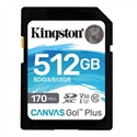 Kingston SDG3/512GB - Kingston Canvas Go! Plus - Tarjeta de memoria flash - 512 GB - Video Class V30 / UHS-I U3 