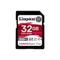 Kingston SDR2/32GB - Kingston Canvas React Plus - Tarjeta de memoria flash - 32 GB - Video Class V90 / UHS-II U