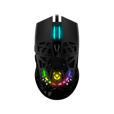 Krom NXKROMKAIYU Raton Optico Krom Kaiyu Gaming Rgb Negro 6 Botones Cable 1.8 M1200Dpi