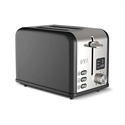 Laica HI1000L - TOSTADOR LAICA H1000L NEGRO PLATA 880W 4 TOSTADAS 6NIVELES 3 FUNCION ACC BAGEL DISP