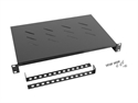 Lanberg AK-1004-B - Estante Fijo 1U Que Coincide Solo Con El Soporte De Pared De 19Pulgadas De LanbergYGabinet