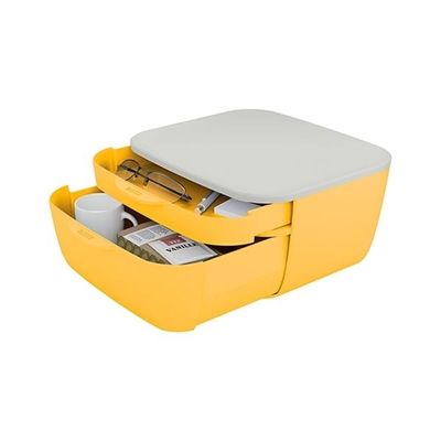 Leitz 53570019 Buc 2 Cajones Color Amarillo Acabado Mate
