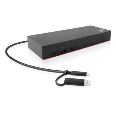 Lenovo 40AF0135EU Lenovo ThinkPad Hybrid USB-C with USB-A Dock - Estación de conexión - USB-C - 2 x HDMI, 2 x DP - 1GbE - 135 vatios - Campus