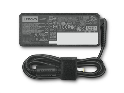 Lenovo 4X21J81440 Lenovo - Adaptador de corriente - punta fina - CA 100-240 V - 65 vatios - negro - CRU, Brown Box - para ThinkCentre M70q Gen 3 11T3