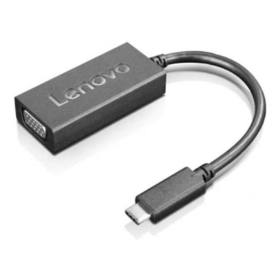 Lenovo 4X90M42956 Lenovo - Adaptador USB / VGA - 24 pin USB-C (M) a HD-15 (VGA) (H) - admite 1920x1200 (WUXGA) - CRU