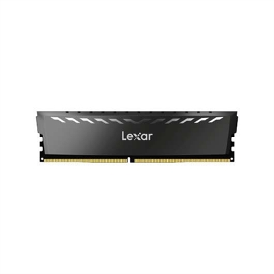 Lexar LD4BU008G-R3200GDXG Lexar THOR. Componente para: PC, Memoria interna: 16 GB, Diseño de memoria (módulos x tamaño): 2 x 8 GB, Tipo de memoria interna: DDR4, Velocidad de memoria del reloj: 3200 MHz, Forma de factor de memoria: 288-pin DIMM, Latencia CAS: 16