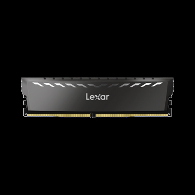 Lexar LD4BU008G-R3200GSXG Lexar THOR. Componente para: PC, Memoria interna: 8 GB, Diseño de memoria (módulos x tamaño): 1 x 8 GB, Tipo de memoria interna: DDR4, Velocidad de memoria del reloj: 3600 MHz, Forma de factor de memoria: 288-pin DIMM, Latencia CAS: 16