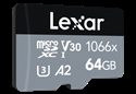 Lexar LMS1066064G-BNANG - Lexar Professional 1066x microSDXC UHS-I Cards SILVER Series. Capacidad: 64 GB, Tipo de ta