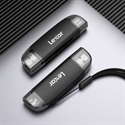 Lexar LRW310X-BNBNG - El lector Lexar Dual-Slot USB- A/C transfiere archivos rápidamente entre su PC y dispositi