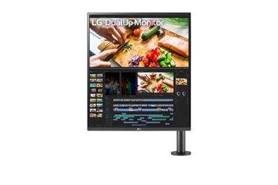 Lg 28MQ780-B LG DualUp Ergo 28MQ780-B - Monitor LED - 28 (27.6 visible) - 2560 x 2880 SDQHD @ 60 Hz - Nano IPS - 300 cd/m² - 1000:1 - HDR10 - 5 ms - 2xHDMI, DisplayPort, USB-C - altavoces