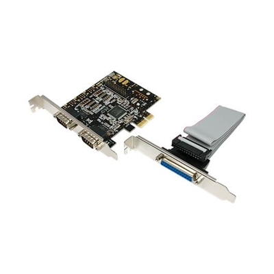 Logilink PC0033 TARJETA PCI-E PUERTO LPT+2XCOM LOGILINK PC0033 1X P.PARALELO 2X P.SERIE RS-232 HASTA 1.5MBPS