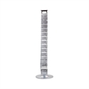 Logilink KAB0065 - ORGANIZADOR DE CABLES VERTICAL RECTANG. CON BASE 800X68mm  ALTURA AJUSTABLE  18 ARTICULACI