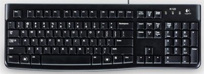 Logitech 920-002518 Teclado Con Teclas Planas Un Diseño Estándar Y Un Diseño Elegante Y A La Vez Resistente Este Teclado Usb Permite Escribir Con Mayor Comodidad Durante Mucho Tiempo