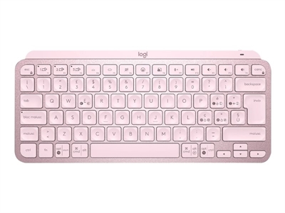 Logitech 920-010813 Logitech MX Keys Mini - Teclado - retroiluminación - Bluetooth - QWERTY - español - rosa