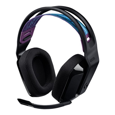 Logitech 981-000972 Logitech G G535 LIGHTSPEED Wireless Gaming Headset - Auricular - tamaño completo - LIGHTSPEED - inalámbrico - negro - certificado Discord