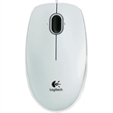 Logitech 910-003360 - Logitech B100 - Ratón - diestro y zurdo - óptico - 3 botones - cableado - USB - blanco