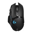 Logitech 910-005568 - Logitech Gaming Mouse G502 (Hero) - Ratón - óptico - 11 botones - inalámbrico, cableado - 