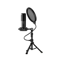 Lorgar LRG-CMT721 - MICROFONO LORGAR VOICER 721 TRIPODE USB BOTON DE MUTE MINI JACK 3.5MM