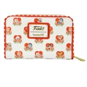 Loungefly FUNWA0001 - ¡Comparta El Amor Este Día De San Valentín Con La Cartera Con Cremallera Alrededor De Star