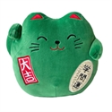 Lyo LC-G-20 - Peluche Gato De La Suerte Lucky Cat Verde 20 Cm