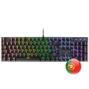 Mars-Gaming MK422BRPT - Tecnología mecánica antipolvo de larga duración y resistencia, 12 efectos de iluminación r