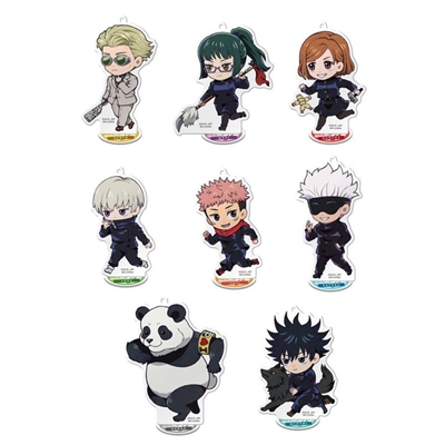 Megahouse MR832352 Figuritas Jujutsu Kaisen Surtido De Figuras Acrílicas Tokotoko Mascot Vol.9 Surtido De 8 Figuras Acrílicas De Alta Calidad Bajo Licencia Oficial. TamañoAprox. 9 Cm.