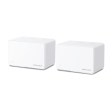 Mercusys HALO H80X 2-PACK Mercusys Halo H80X(2-pack). Color del producto: Blanco, Tipo de antena: Interno, Tipo de producto: Sistema de malla. Banda Wi-Fi: Doble banda (2,4 GHz / 5 GHz), Estándar Wi-Fi: Wi-Fi 6 (802.11ax), Wi-Fi estándares: 802.11a, 802.11b, 802.11g, Wi-Fi 4 (802.11n), Wi-Fi 5 (802.11ac), Wi-Fi 6 (802.11ax). Seguridad con cortafuegos: SPI Firewall. Ancho: 128 mm, Profundidad: 81 mm, Altura: 83,7 mm. Número de productos incluidos: 2 pieza(s), Number of units included: 2 pieza(s)