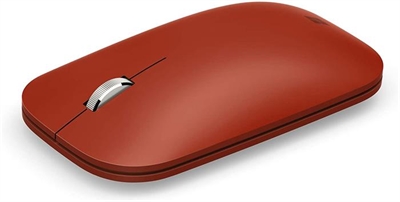 Microsoft KGZ-00056 Microsoft Surface Mobile Mouse - Ratón - óptico - 3 botones - inalámbrico - Bluetooth 4.2 - rojo amapola - comercial