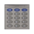 Mobotix MX-A-KEYC-D - Mobotix Mx-A-KEYC-d. Tipo de producto: Teclado, Color del producto: Gris, Marca compatible