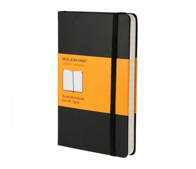 Moleskine QP060 Moleskine Classic. Coloración: Monótono, Color del producto: Negro, Formato: A5, Cantidad de hojas: 240 hojas, Tipo final: Mate, Tipo de tapa: Tapa dura