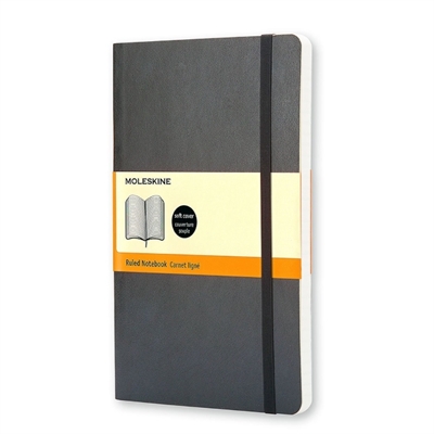 Moleskine QP616 Moleskine QP616. Color del producto: Negro, Formato: A5, Cantidad de hojas: 192 hojas, Tipo final: Mate, Tipo de papel rayado: Papel rayado