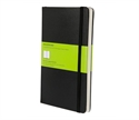 Moleskine QP062 - Cuaderno Con Cubierta Dura De Carton Color Negro Y Encuadernacion Cosida. Dise?O Con Punta