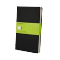 Moleskine QP318 - Libretas Con Cubierta De Cartulina Flexible Color Negro Encuadernacii¿½N Cosida Y Puntas R