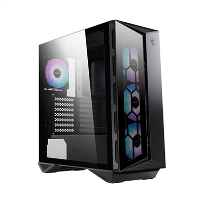 Msi 306-7G10R21-W57 Destaca con la serie MPG GUNGNIR 110, el epÃ­tome de los altos estÃ¡ndares en un chasis de torre media. DiseÃ±ado con versatilidad, construido con materiales de alta calidad y nacido para el rendimiento. Elige la excelencia. El MPG GUNGNIR 110M estÃ¡ diseÃ±ado con un aspecto memorable de alto rendimiento para impresionar a primera vista. Un elegante panel frontal de vidrio ofrece una vista deslumbrante de la iluminaciÃ³n interior que resalta la calidad de las piezas en el resto del sistema. Controla rÃ¡pidamente el color del ventilador y los efectos de iluminaciÃ³n con Insta-Light Loop con solo tocar un botÃ³n. Hacer clic a travÃ©s los perfiles a gusto y elige tu favorito. Posee un filtro magnÃ©tico de rejilla para evitar que el polvo se cuele en el equipo, el filtro es realmente sencillo de quitar. La serie MPG GUNGNIR 110 estÃ¡ bien equipada para proporcionar el flujo de aire mÃ¡s efectivo para la refrigeraciÃ³n del sistema. La serie MPG GUNGNIR 110 viene con 4 ventiladores y tiene capacidad para 6.