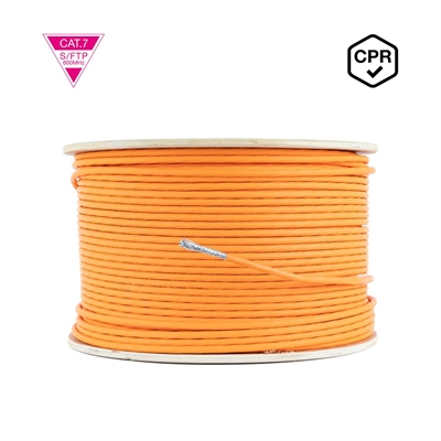 Nanocable 10.20.1700-305 Bobina Cable Red Cat.7 Lszh Sftp Pimf Awg23, Color Naranja, 305 M Ean: 84332802264 Especificación:  Bobina De Cable De Red Cat. 7 Sftp Pimf Awg23 De 305 Metros No Incluye Conectores Diámetro Del Conductor: 0.56 Mm Diseñados Pararedes Ethernet De 0/00/000/0000 Mbit (0 Gigabit/S) Frecuencia De Trabajo De Hasta 600 Mhz Cumple Las Normativas: Rohs, Reach, Iso/Iec 80:2002 Categoría7/Clasef, En50575:204+A:206, En5073, En50288-4-, Iec656-5 Cumple Con Normativa Cpr (Ue 305/20) Clase Dca Compatible Con Ieee 802.3, 0/00/000Base-T, 0Gbase-T - Compatible Con Poe, Poe+ Conductor Ofc (Oxygen Free Copper), Pureza 99,9% Con Diámetro Awg23 Libre De Halógenos (Lszh), Retardante Al Fuego Y Con Baja Emisión De Humos Según Iec60332-, Iec60754 E Iec6034 Longitud: 305 M Color: Naranja Normativas: Rohs Test De Funcionamiento: 00% Testado