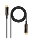 Nanocable 10.15.2115 - Cable HDMI V2.1 AOC 8K@60Hz 4K@120Hz 48Gbps A/M-A/M, Negro, 15 m. Cable HDMI V2.1 AOC con 