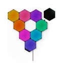Nanoleaf NL42-0102HX-9PK - PANEL LED NANOLEAF SHAPES HEXAGONS STARTERKIT 9PK BLACK 16M COLOR 80 CRI 100 LUMEN ALIM.PA