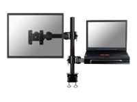 Newstar FPMA-D960NOTEBOOK Neomounts by Newstar FPMA-D960NOTEBOOK - Kit de montaje - para portátil y pantalla LCD (full-motion) - negro - tamaño de pantalla: 10-27 - montable en pinza, montable en escritorio